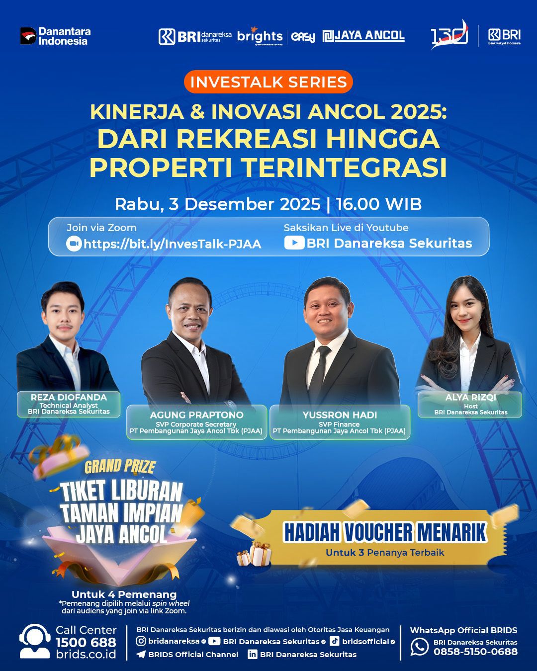 Investalk Series: Kinerja & Inovasi Ancol 2025 - Dari Rekreasi hingga Properti Terintegrasi